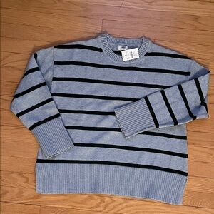 NWT J. Crew Striped Wide Hem Sweater